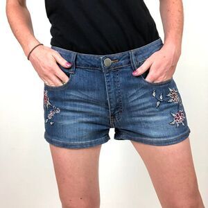 Harper Floral Embroidered Shorts